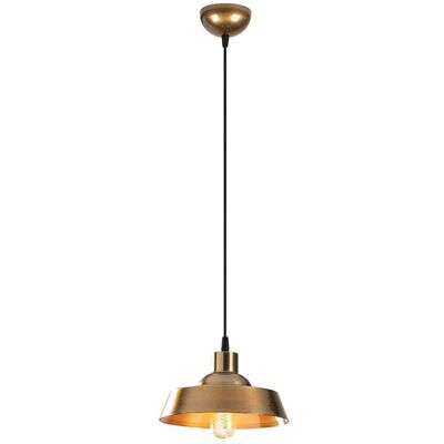 Opviq Pendelleuchte gold Metall B/H/T/L/D: ca. 22x107x22x22x22 cm E27 1 Brennstellen Opviq Pendelleuchte gold Metall B/H/T/L/D: ca. 22x107x22x22x22 cm E27 1 Brennstellen