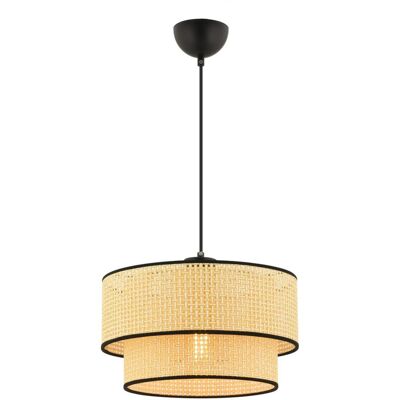 Opviq Pendelleuchte Echo Hazeran kamel Baumwolle B/H/T/L/D: ca. 30x65x30x30x30 cm E27 1 Brennstellen Opviq Pendelleuchte Echo Hazeran kamel Baumwolle B/H/T/L/D: ca. 30x65x30x30x30 cm E27 1 Brennstellen