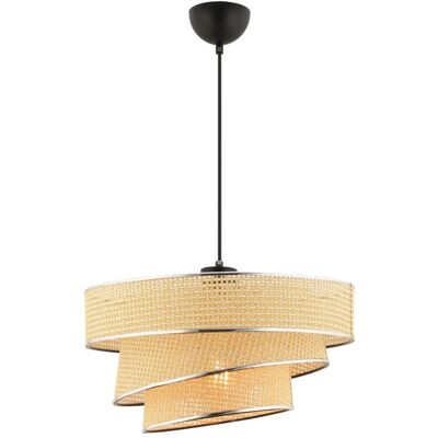 Opviq Pendelleuchte Couper kamel Baumwolle Metall B/H/L: ca. 40x72x40 cm E27 1 Brennstellen Opviq Pendelleuchte Couper kamel Baumwolle Metall B/H/L: ca. 40x72x40 cm E27 1 Brennstellen