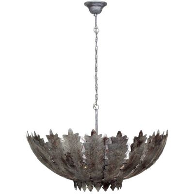Kayoom Pendelleuchte Autumn Leaves Small silber Eisen B/H/L: ca. 48x23x48 cm E27 1 Brennstellen Kayoom Pendelleuchte Autumn Leaves Small silber Eisen B/H/L: ca. 48x23x48 cm E27 1 Brennstellen