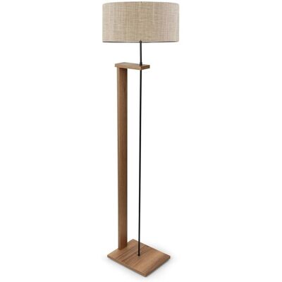 Opviq Stehlampe Holzoptik beige MDF PVC B/H/T/L/D: ca. 38x150x38x38x38 cm E27 1 Brennstellen Opviq Stehlampe Holzoptik beige MDF PVC B/H/T/L/D: ca. 38x150x38x38x38 cm E27 1 Brennstellen