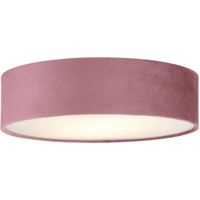 Searchlight Lighting Drum Pleat 2 Light Velvet Flush - Deckenleuchte Searchlight Lighting Drum Pleat 2 Light Velvet Flush - Deckenleuchte