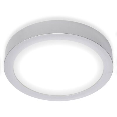 BRILONER LED-Deckenleuchte - 22,5cm, 16,5W, Mattchrom - Deckenlampe BRILONER LED-Deckenleuchte - 22,5cm, 16,5W, Mattchrom - Deckenlampe