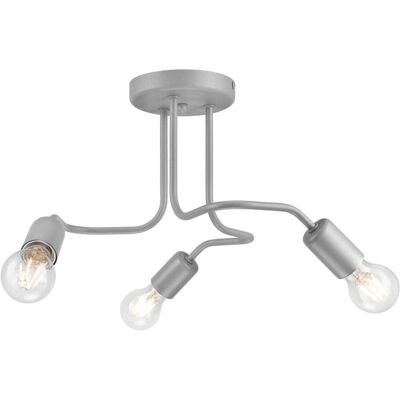Lamkur Lighting Charlie Multi Arm Semi Flush Deckenlampe Silber - Deckenleuchte Lamkur Lighting Charlie Multi Arm Semi Flush Deckenlampe Silber - Deckenleuchte