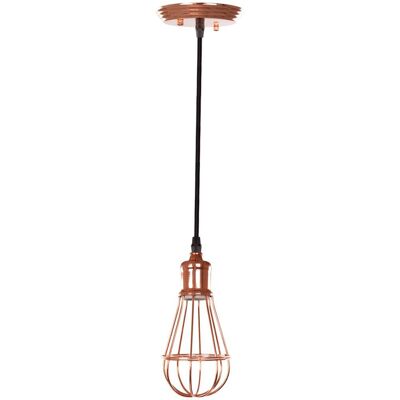 Kayoom Pendelleuchte Kupfer Eisen B/H/L: ca. 23x10x23 cm E27 1 Brennstellen Kayoom Pendelleuchte Kupfer Eisen B/H/L: ca. 23x10x23 cm E27 1 Brennstellen