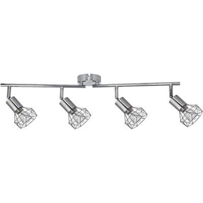 POCOline Spot 4-flg. Aurelius Chrom Metall B/H/L: ca. 21x10x73 cm E14 4 Brennstellen POCOline Spot 4-flg. Aurelius Chrom Metall B/H/L: ca. 21x10x73 cm E14 4 Brennstellen