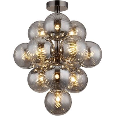 Globo Lighting Deckenleuchte - Schwarz, 13 Glühbirnen - Modernes Design Globo Lighting Deckenleuchte - Schwarz, 13 Glühbirnen - Modernes Design