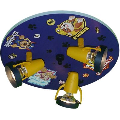 Niermann Strahler Paw Patrol dunkelblau gelb Kunststoff D: ca. 35 cm GU10 3 Brennstellen Niermann Strahler Paw Patrol dunkelblau gelb Kunststoff D: ca. 35 cm GU10 3 Brennstellen