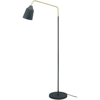 Kayoom Stehlampe blau Eisen Kupfer B/H/L: ca. 30x160x73 cm E27 1 Brennstellen Kayoom Stehlampe blau Eisen Kupfer B/H/L: ca. 30x160x73 cm E27 1 Brennstellen