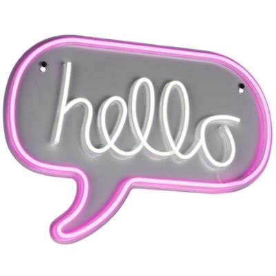 Reality LED-Wandleuchte Hello B/L: ca. 43x31 cm Reality LED-Wandleuchte Hello B/L: ca. 43x31 cm