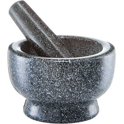 ZELLER Mörser-Set - Ø 13 cm + Höhe 8 cm - Grau - Mörser ZELLER Mörser-Set - Ø 13 cm + Höhe 8 cm - Grau - Mörser