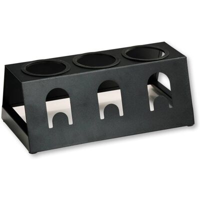 Magni Flaschenhalter - Schwarz - Für 3 Flaschen Magni Flaschenhalter - Schwarz - Für 3 Flaschen