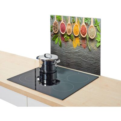 Zeller Herdblende-/Abdeckplatte Spices anthrazit Glas B/H/L: ca. 50x0,8x56 cm Zeller Herdblende-/Abdeckplatte Spices anthrazit Glas B/H/L: ca. 50x0,8x56 cm