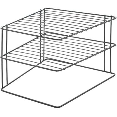 Metaltex Eckschrankeinsatz Palio Lava schwarz Metall B/H/L: ca. 25x19x25 cm Metaltex Eckschrankeinsatz Palio Lava schwarz Metall B/H/L: ca. 25x19x25 cm