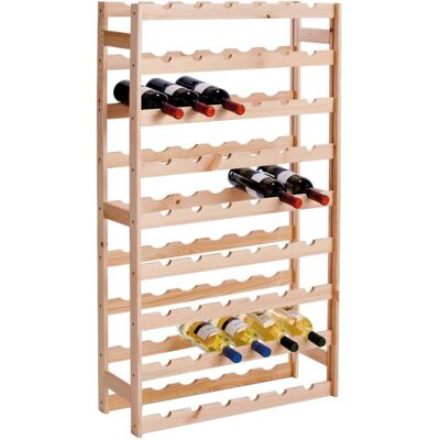 Zeller Weinregal für 54 Flaschen natur Kiefer B/H/L: ca. 25x118x67,5 cm Zeller Weinregal für 54 Flaschen natur Kiefer B/H/L: ca. 25x118x67,5 cm