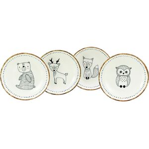 CreaTable Mehrzweckschalen Freunde des Waldes braun Steinzeug D: ca. 18,6 cm CreaTable Mehrzweckschalen Freunde des Waldes braun Steinzeug D: ca. 18,6 cm