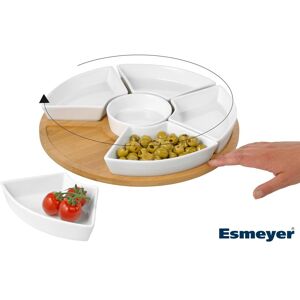 Esmeyer Serviergeschirr - Rundes Bambus-Servierteller-Set, 7-tlg Esmeyer Serviergeschirr - Rundes Bambus-Servierteller-Set, 7-tlg