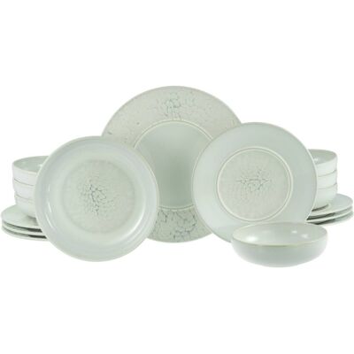 CreaTable Tafelservice Unico Toscania offwhite Steinzeug 16 tlg. CreaTable Tafelservice Unico Toscania offwhite Steinzeug 16 tlg.