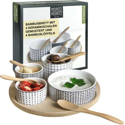 Moritz & Moritz Servierset weiß Keramik Moritz & Moritz Servierset weiß Keramik
