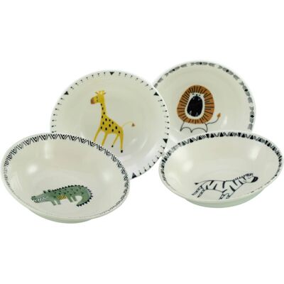 CreaTable Mehrzweckschalen Safari mehrfarbig Steinzeug D: ca. 18,6 cm CreaTable Mehrzweckschalen Safari mehrfarbig Steinzeug D: ca. 18,6 cm