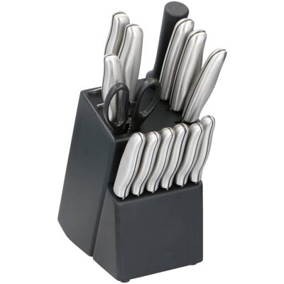 alpina Messerset schwarz Edelstahl 15 tlg. alpina Messerset schwarz Edelstahl 15 tlg.