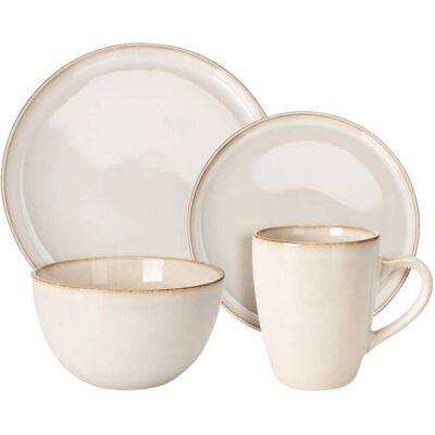 Kaffeeservice creme Steinzeug 16 tlg. Kaffeeservice creme Steinzeug 16 tlg.