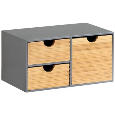 Kesper Organizer grau Holz B/H/L: ca. 16x14x27 cm Kesper Organizer grau Holz B/H/L: ca. 16x14x27 cm