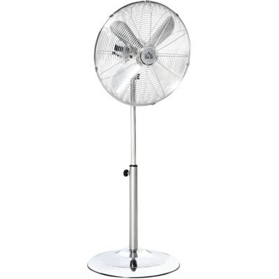 HOMCOM Ventilator silber Polypropylen Edelstahl B/H/L: ca. 44,5x44,5x87 cm HOMCOM Ventilator silber Polypropylen Edelstahl B/H/L: ca. 44,5x44,5x87 cm