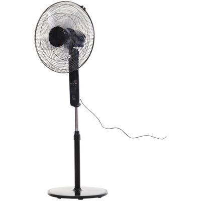 HOMCOM Standventilator mit Fernbedienung schwarz Metall Kunststoff H/D: ca. 124x45 cm HOMCOM Standventilator mit Fernbedienung schwarz Metall Kunststoff H/D: ca. 124x45 cm