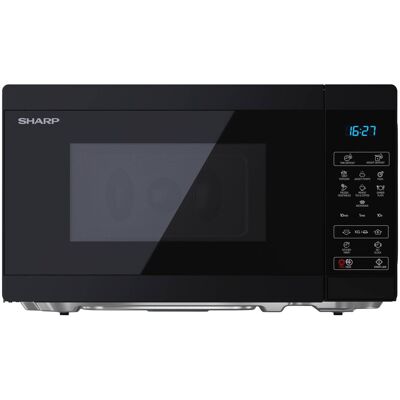 Sharp Mikrowelle YC-MS02E-B schwarz Kunststoff B/H/T: ca. 44x25,8x32,4 cm Sharp Mikrowelle YC-MS02E-B schwarz Kunststoff B/H/T: ca. 44x25,8x32,4 cm