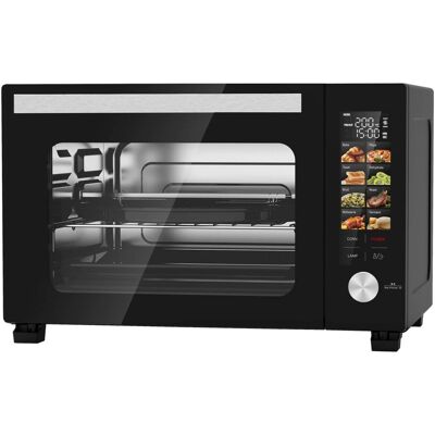 Emerio Mini-Backofen MO-133856.1 schwarz Metall B/H/L: ca. 39,6x31,1x48,5 cm ca. 28 l Emerio Mini-Backofen MO-133856.1 schwarz Metall B/H/L: ca. 39,6x31,1x48,5 cm ca. 28 l