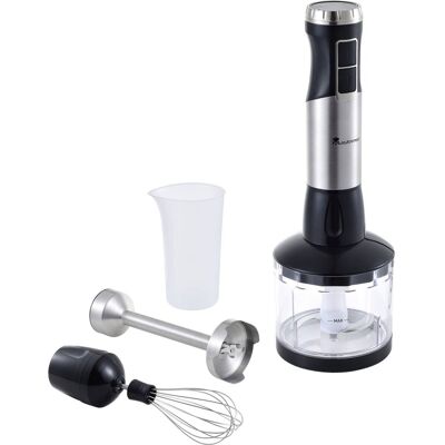 MASTERPRO Stabmixer-Set BGMP-9126 Foodies schwarz silber Edelstahl Kunststoff B/H/T: ca. 25,5x26x12,5 cm MASTERPRO Stabmixer-Set BGMP-9126 Foodies schwarz silber Edelstahl Kunststoff B/H/T: ca. 25,5x26x12,5 cm