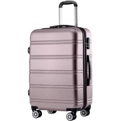 Hartschalenkoffer roségold Kunststoff B/H/L: ca. 37x57x23 cm Hartschalenkoffer roségold Kunststoff B/H/L: ca. 37x57x23 cm
