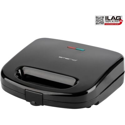Emerio Sandwichtoaster schwarz Kunststoff B/H/L: ca. 22x8,5x22,6 cm Emerio Sandwichtoaster schwarz Kunststoff B/H/L: ca. 22x8,5x22,6 cm