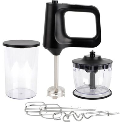 Emerio Handmixerset HMS-133003.1 grau Metall Kunststoff B/H/L: ca. 8,5x18,8x20,2 cm Emerio Handmixerset HMS-133003.1 grau Metall Kunststoff B/H/L: ca. 8,5x18,8x20,2 cm