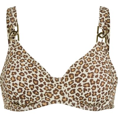 feel good Bikini-Oberteil champagner-schoko-bedruckt female 52C feel good Bikini-Oberteil champagner-schoko-bedruckt female 52C