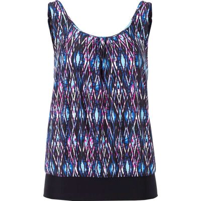 Sieh an! Tankini-Oberteil blau-gemustert female 54B Sieh an! Tankini-Oberteil blau-gemustert female 54B