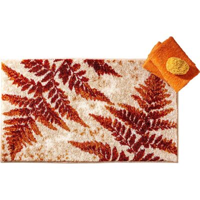 Grund Orange Badematte - Rechteckig, rutschfest, 50x90cm - Badmatte Grund Orange Badematte - Rechteckig, rutschfest, 50x90cm - Badmatte