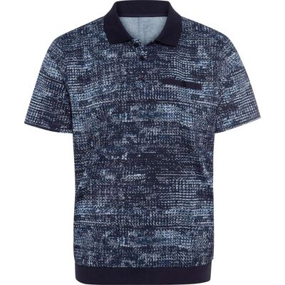 Sieh an! Poloshirt marine-gemustert male 56/58 Sieh an! Poloshirt marine-gemustert male 56/58
