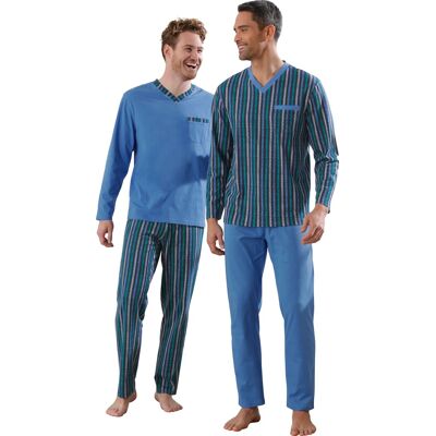 wäschepur men Schlafanzüge blau + marine male 56/58 wäschepur men Schlafanzüge blau + marine male 56/58