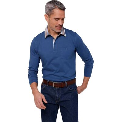 Sieh an! Langarm-Poloshirt jeansblau male 56/58 Sieh an! Langarm-Poloshirt jeansblau male 56/58