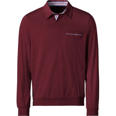 marco donati Langarm-Shirt bordeaux male 64/66 marco donati Langarm-Shirt bordeaux male 64/66