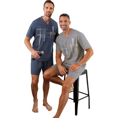 wäschepur men Shortys grau + marine male 52/54 wäschepur men Shortys grau + marine male 52/54
