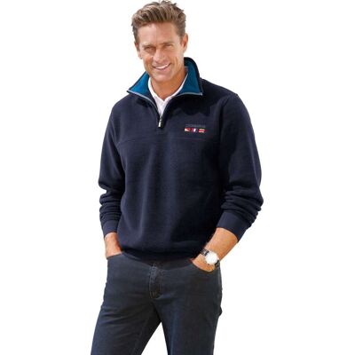 Catamaran Fleeceshirt marine male 64/66 Catamaran Fleeceshirt marine male 64/66