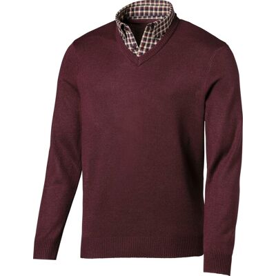 Sieh an! Pullover bordeaux male 58 Sieh an! Pullover bordeaux male 58
