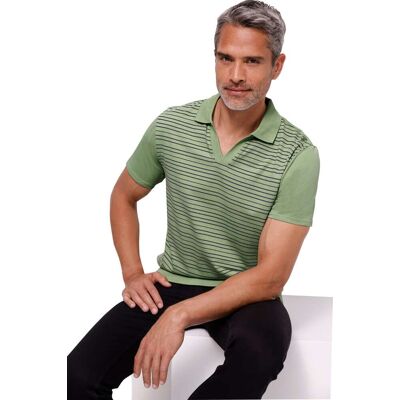 Sieh an! Poloshirt eucalyptus-anthrazit male 56/58 Sieh an! Poloshirt eucalyptus-anthrazit male 56/58