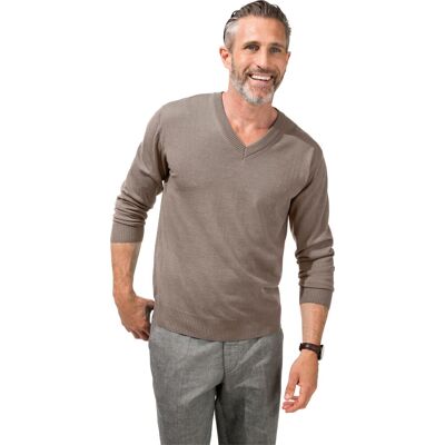 marco donati V-Ausschnitt-Pullover natur-meliert male 54 marco donati V-Ausschnitt-Pullover natur-meliert male 54