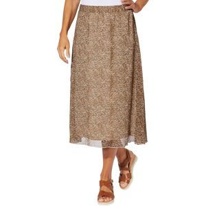 Sieh an! A-Linien-Rock cognac-schwarz-bedruckt female 54 Sieh an! A-Linien-Rock cognac-schwarz-bedruckt female 54