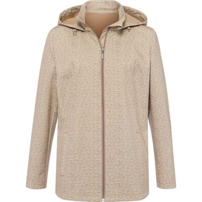 Sieh an! Softshelljacke sesam-sand-bedruckt female 40 Sieh an! Softshelljacke sesam-sand-bedruckt female 40