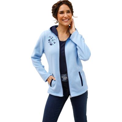 Sieh an! Fleecejacke eisblau-marine female 42 Sieh an! Fleecejacke eisblau-marine female 42